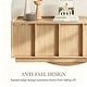 preview thumbnail 6 of 25, 78.74" Modern TV Stands with Brown Wood Grain,Mid Century Media Console With 4 Cabinets