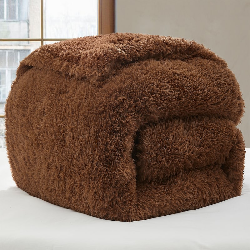 Lion Mane - Coma Inducer® Oversized Comforter Set - Golden Brown