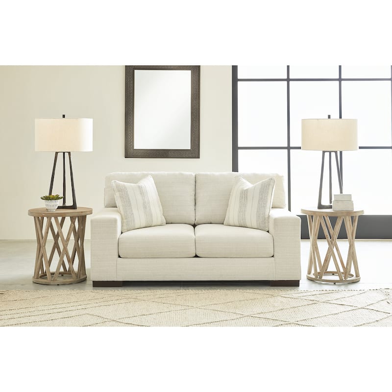 Signature Design by Ashley Maggie White 2-Piece Upholstery Package - 96"W x 40"D x 37"H