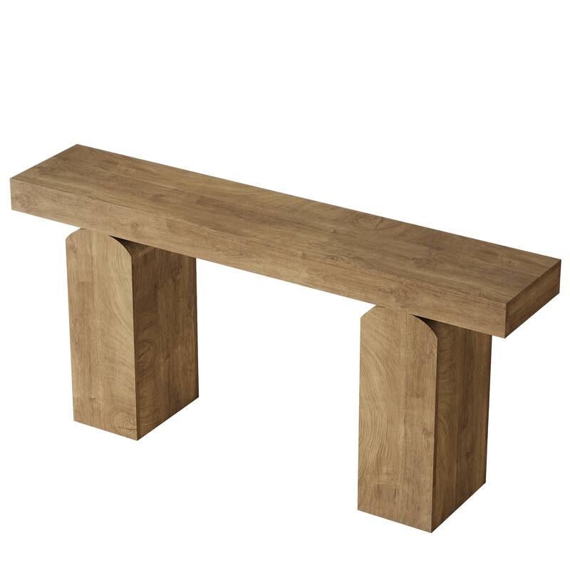 Console Table, Wooden Entryway Table, Sofa Behind Couch Table Hallway Foyer Accent Table