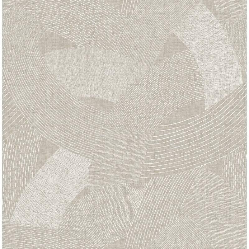 A-Street Prints Tania Light Brown Woven Abstract Wallpaper