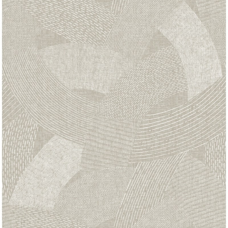 A-Street Prints Tania Light Brown Woven Abstract Wallpaper