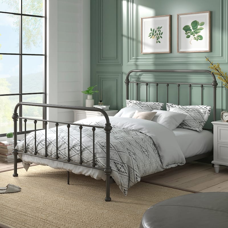 Sigulda Graceful Lines Victorian Metal Bed