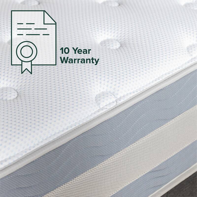 Priage by Zinus 12 Inch Gel-Infused Memory Foam Hybrid Mattress