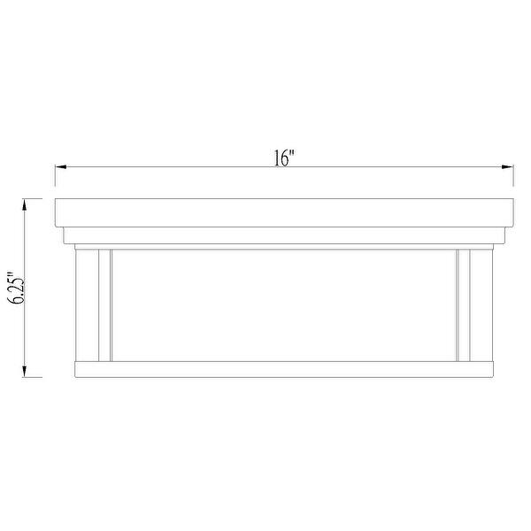 Clarion 3 Light Flush Mount