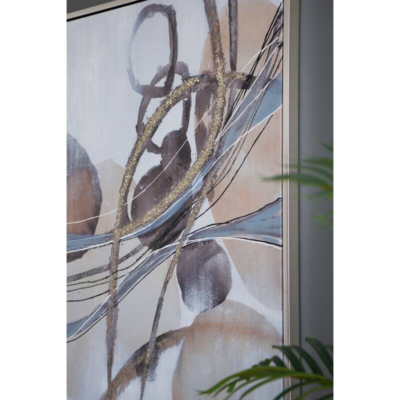 35.4x47.2x1.5" Rectangle Abstract Watercolor Oil Painting
