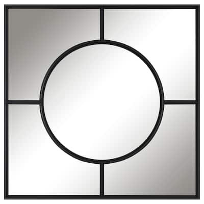 Uttermost Spurgeon Square Window Mirror - 39"W X 39"H X 2"D