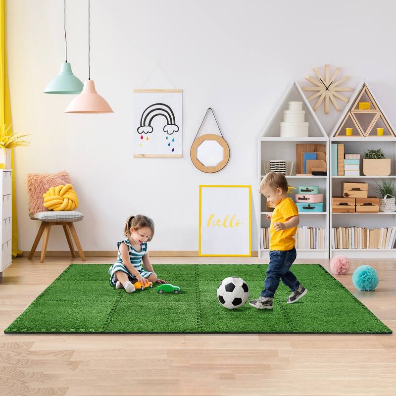 Interlocking Floor Mat - Grass