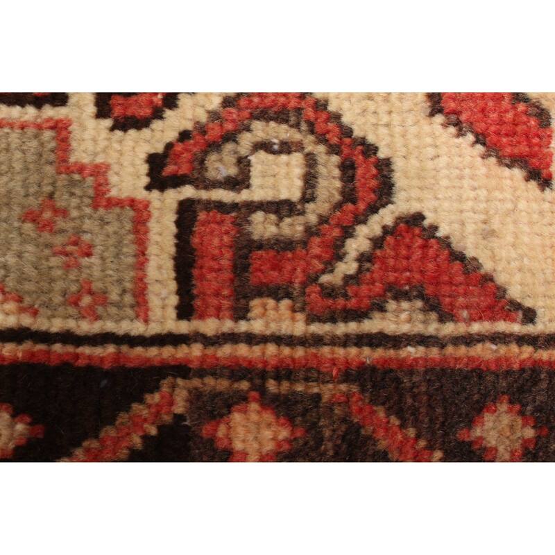 ECARPETGALLERY Hand-knotted Andelz Red Wool Rug - 3'11 x 6'8