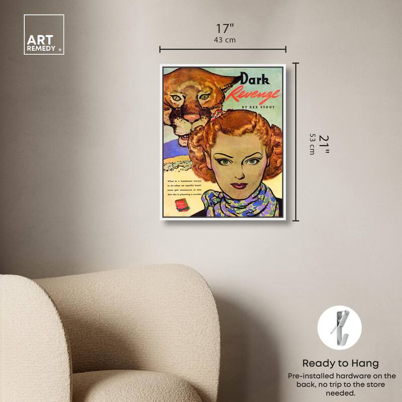 Dark Revenge Book 1939 Canvas by Art Remedy