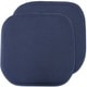 preview thumbnail 93 of 106, 16-in. Square Non-slip Memory Foam Seat Cushions (2 OR 4) - 16 X 16 Set of 2 - Navy
