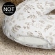 preview thumbnail 3 of 4, Sweet Jojo Designs Botanical Floral Leaf Nursing Breastfeeding Pillow Cover Case Pillow Not Included Ivory Taupe Boho Bohemian