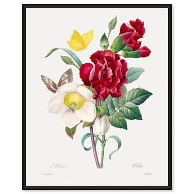 Winter Rose and Carnation Canvas by Art Remedy