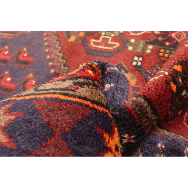 ECARPETGALLERY Hand-knotted Andelz Blue Wool Rug - 4'3 x 6'10