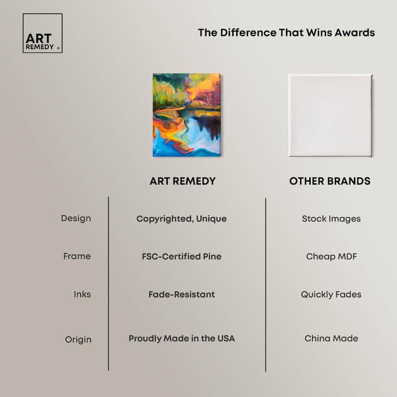 Aurora's Embrace Canvas by Art Remedy, Gallery Wrapped