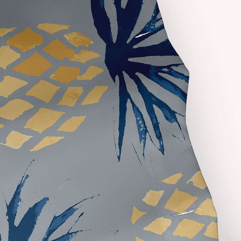 Pineapple Stripes Shower Curtain