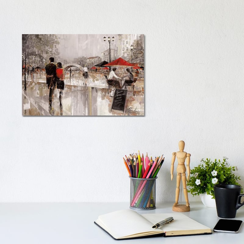 iCanvas "Riverwalk Charm II" by Ruane Manning Canvas Print - 8x12x0.75