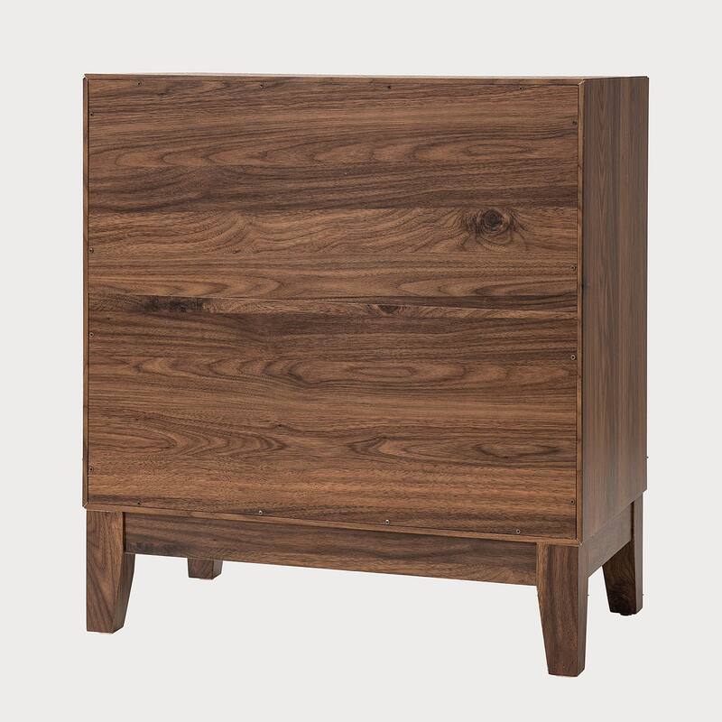 Sideboard Cabinet with Doors & Shelves, Mid Century Modern Storage Cabinet, Buffet Cabinet with Solid Wood Legs