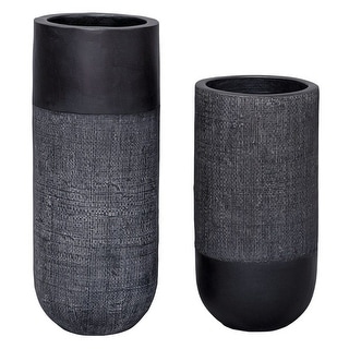 Uttermost Woven Shadow Vases Set/2