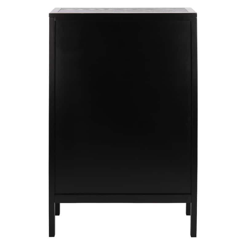 SAFAVIEH Bonita 3-Shelf Wood Back Etagere - 30" W x 14" L x 48" H - 30Wx14Dx48H