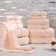 preview thumbnail 27 of 103, Superior Heritage Egyptian Cotton Absorbent 12-Piece Towel Set Peach