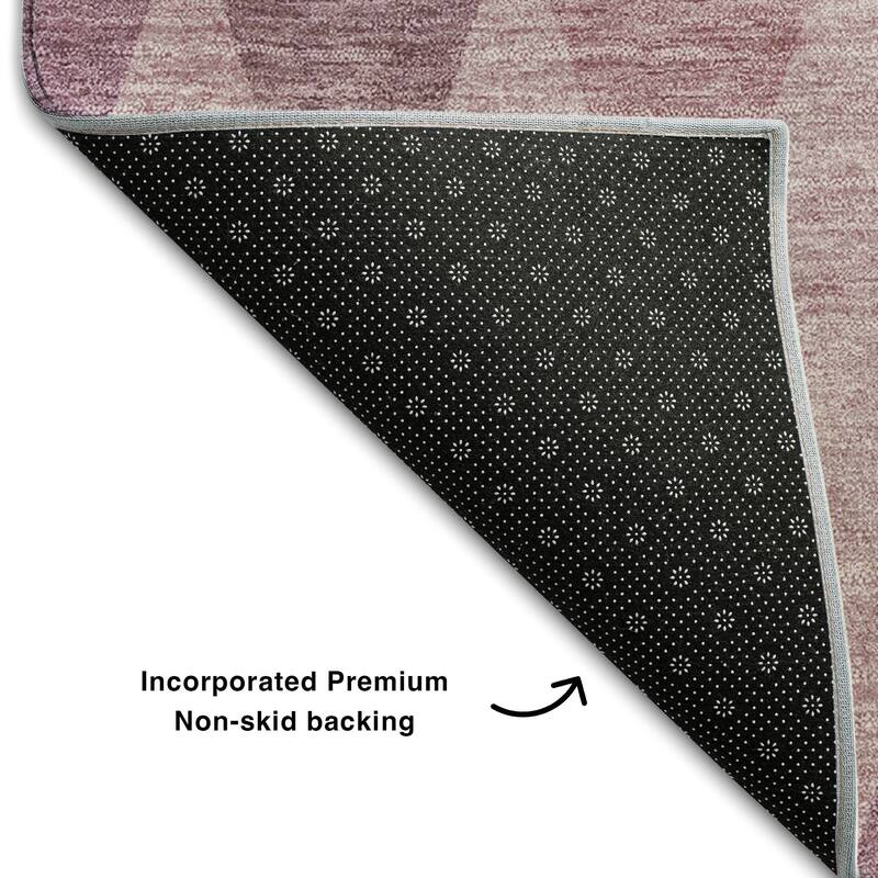 Premium Washable Super Soft Modern Diamonds Mayfield Rug