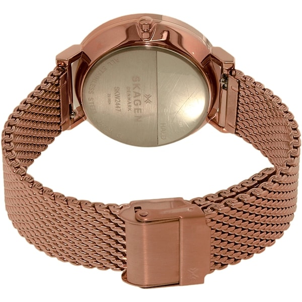 skagen hald rose gold