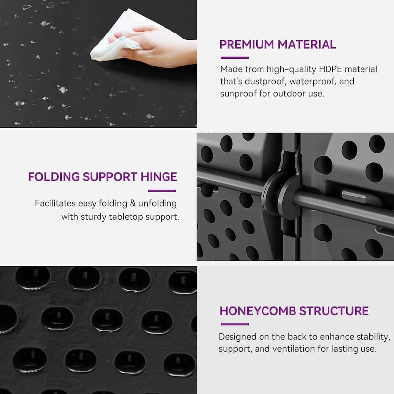 Moasis Patio Folding Dining Table