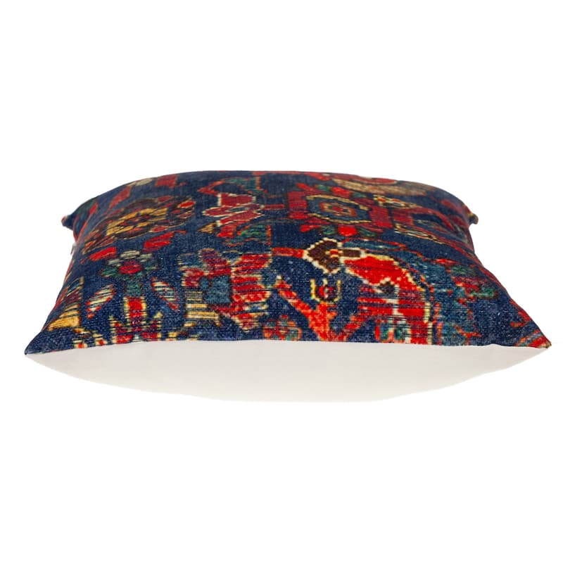 Floral Tapestry Square Throw Pillow - 18" - Multicolored