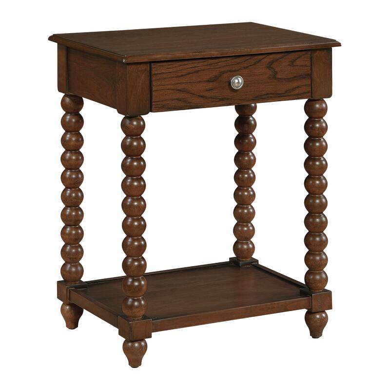 Elise Side Table in Black Finish