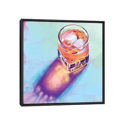 iCanvas "Happy Hour" by Very Berry Framed