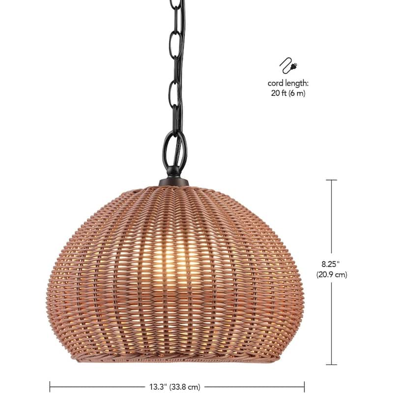 1-light pendant light salvador hanging light plastic, metal kitchen light