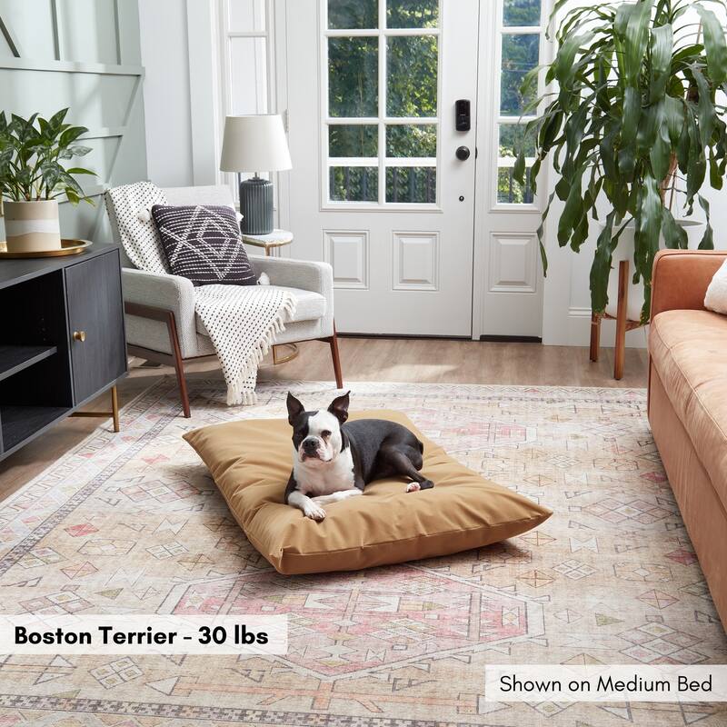 Charlie Corduroy Throw Dog Bed with Removable Cover