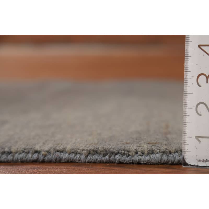 Hand Knotted Oriental 100% Wool Carpet Modern Modern Multi-Colored Gabbeh Area Rug - 4' 0'' X 2' 8''