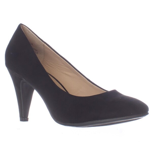AR35 Felix Round Toe Heels, Black