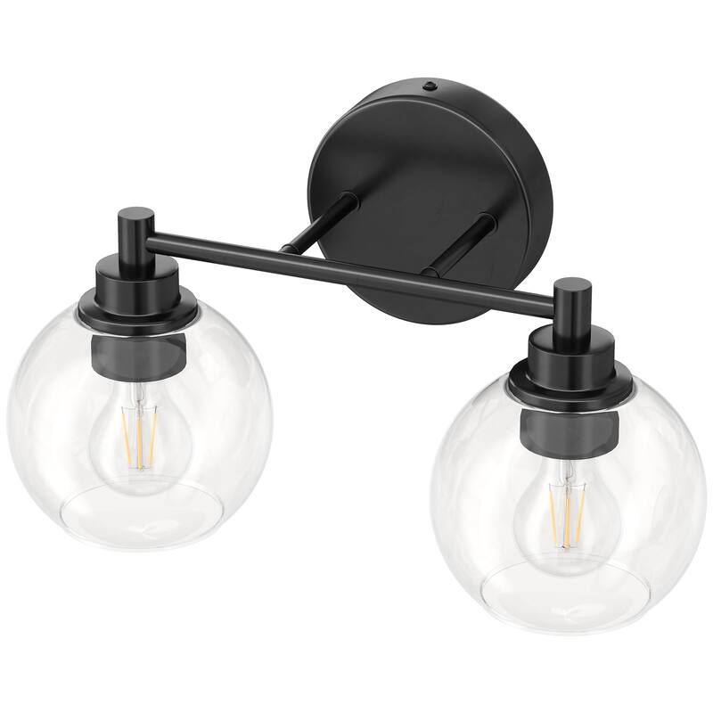 Dimmable Bathroom Vanity Light Globe Glass Shades