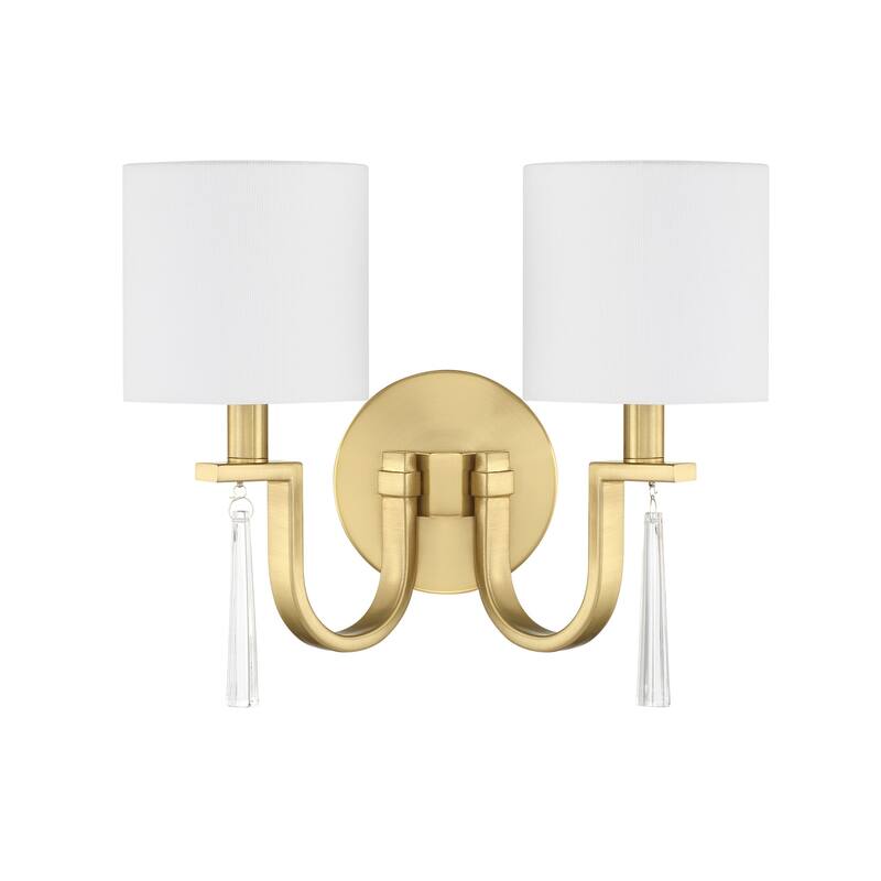 Craftmade 58262 Fortuna 2 Light 11" Tall Wall Sconce