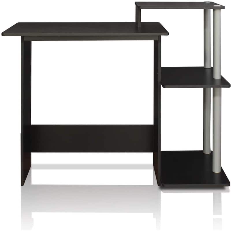 Computer Desk with Shelves - Modern Writing Desk for Home Office & Workspace