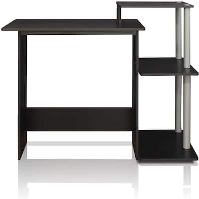 Computer Desk with Shelves - Modern Writing Desk for Home Office & Workspace