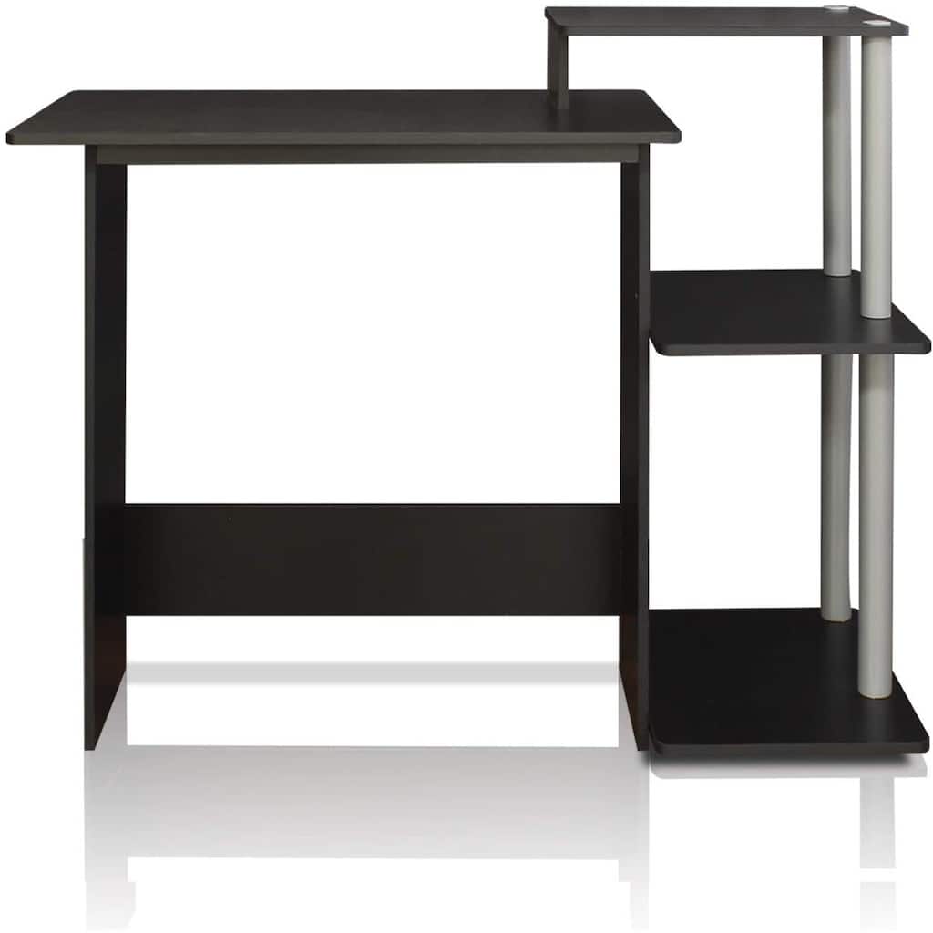 Computer Desk with Shelves - Modern Writing Desk for Home Office & Workspace