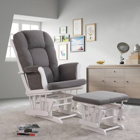 Josiah Glider with Ottoman