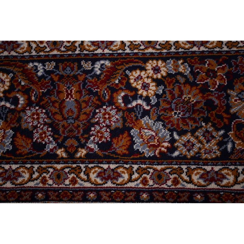 Traditional Red Kashan Turkish Rug Medallion Machine-Made Carpet - 9'8" x 12'6"