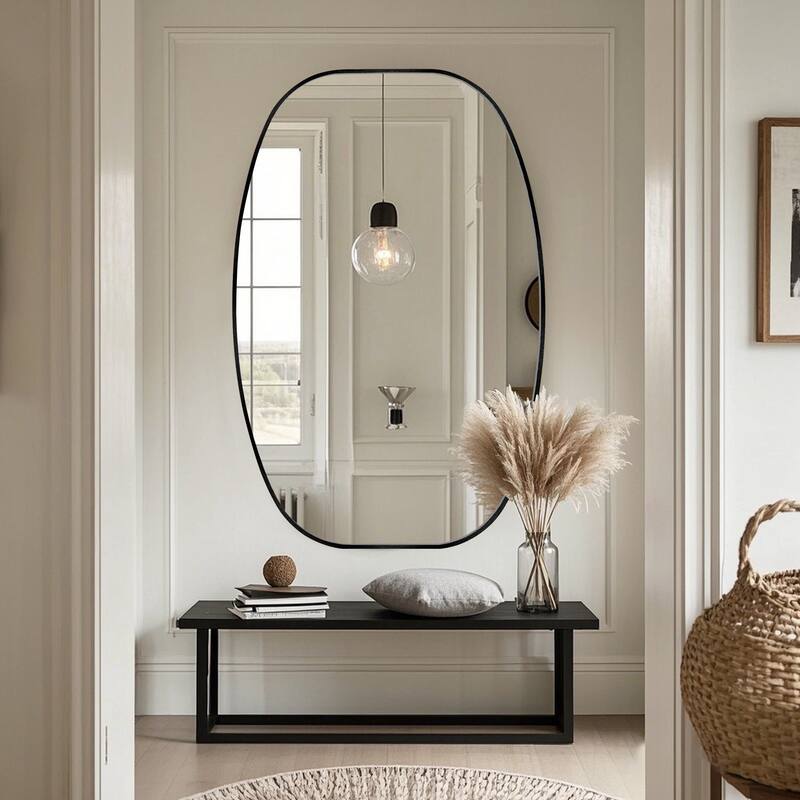 Oval Wall Mirror Bathroom Mirror for Over Sink