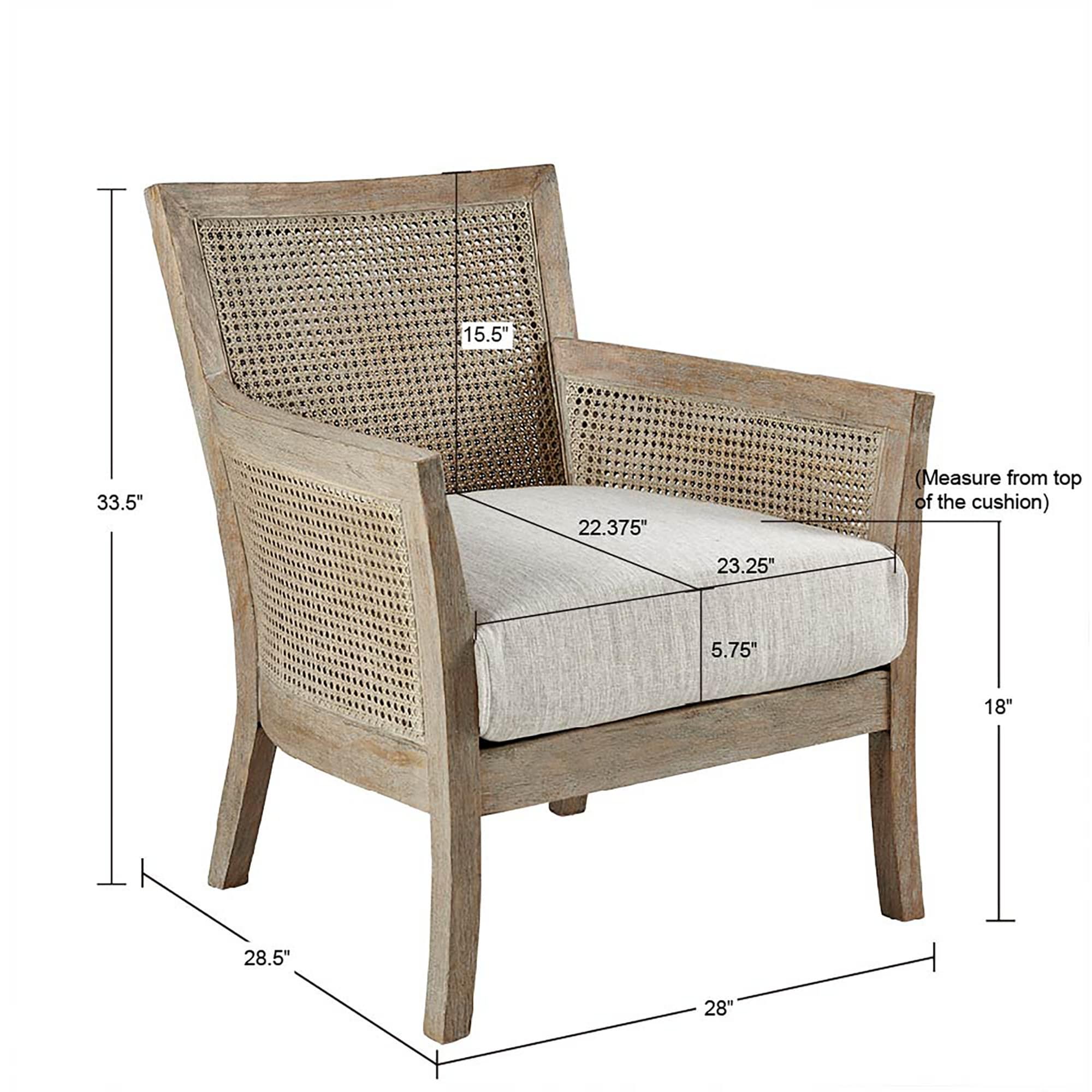 Cane reading chair store