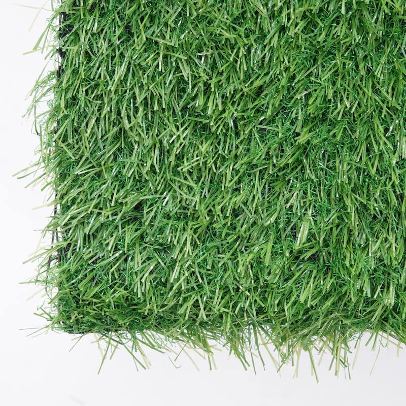 Timechee Faux Green Grass Turf Indoor/ Outdoor Rug