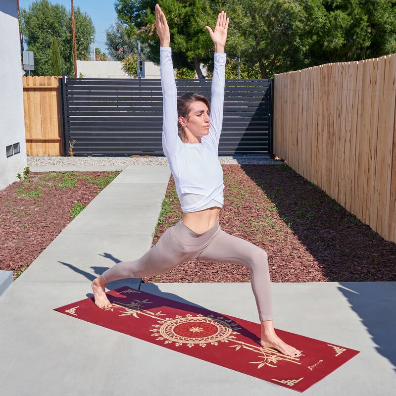 ProsourceFit Printed Yoga Mat, 3/16-in (5mm)