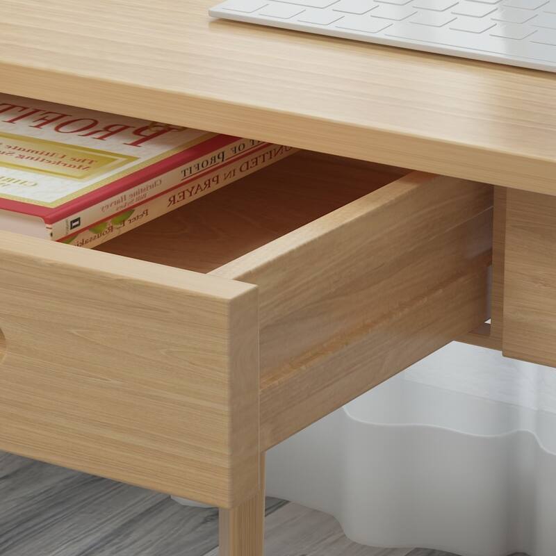 Computer Writing Desk with 2-drawer for Home and Office