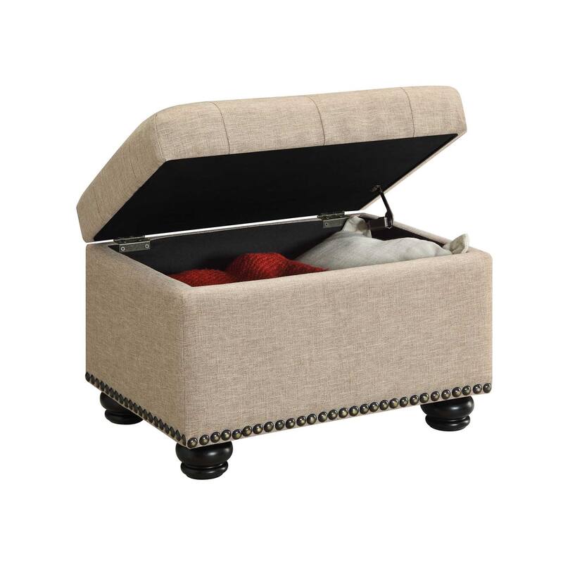Convenience Concepts Designs4Comfort 5th Avenue Storage Ottoman