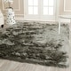preview thumbnail 9 of 18, SAFAVIEH Handmade Paris Shag Danara 2.5-inch Thick Rug - Silver - 3' x 5'