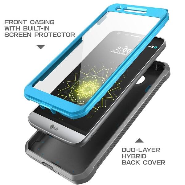 Shop Lg G5 Case Supcase Unicorn Beetle Pro Series Lg G5 2016 Release Lg G5 Case Blue Black Overstock 16775026